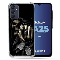 Coque Renforcée En Verre Trempé PourSamsung Galaxy A25 5G Tete de Mort Your Next