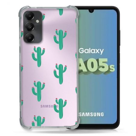 Coque Renforcée En Verre Trempé Transparent PourSamsung Galaxy A05S Cactus