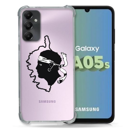 Coque Renforcée En Verre Trempé Transparent PourSamsung Galaxy A05S Corse