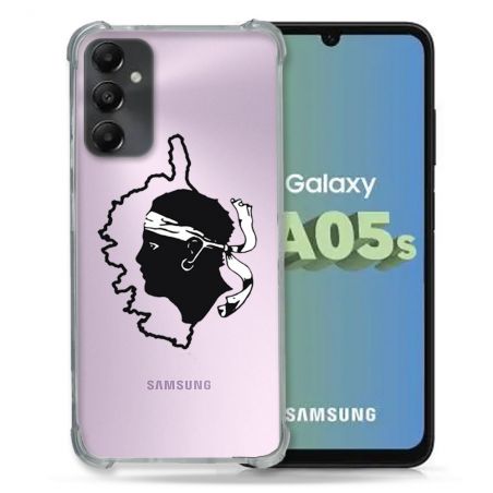 Coque Renforcée En Verre Trempé Transparent PourSamsung Galaxy A05S Corse