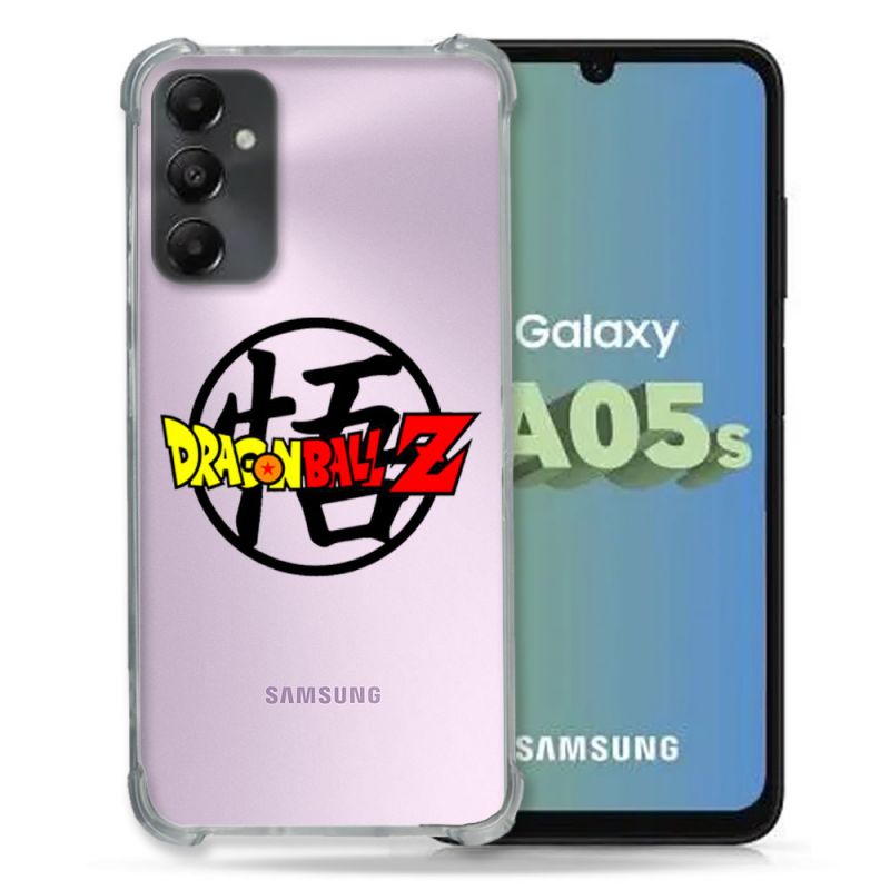 Coque Renforcée En Verre Trempé Transparent PourSamsung Galaxy A05S Dragon Ball Logo