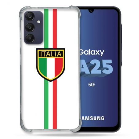 Coque Renforcée En Verre Trempé PourSamsung Galaxy A25 5G Voyage Italie 3 Blanc