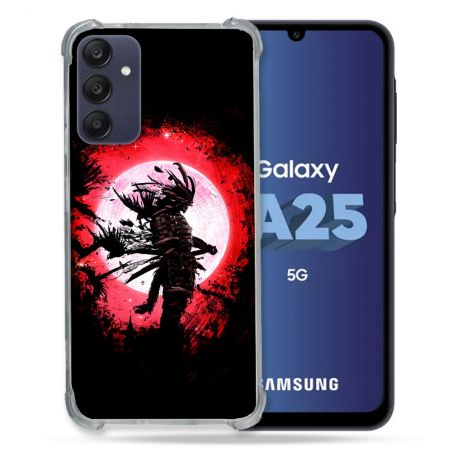 Coque Renforcée En Verre Trempé PourSamsung Galaxy A25 5G Voyage Japon Samourai