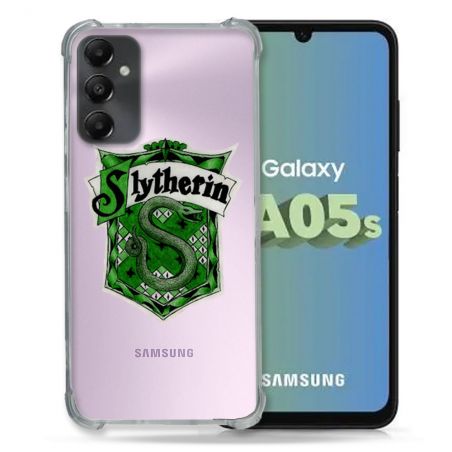 Coque Renforcée En Verre Trempé Transparent PourSamsung Galaxy A05S Harry Potter Slytherin