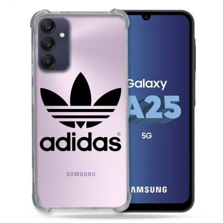 Coque Renforcée En Verre Trempé Transparent PourSamsung Galaxy A25 5G Adidas
