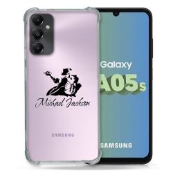 Coque Renforcée En Verre Trempé Transparent PourSamsung Galaxy A05S Michael Jackson