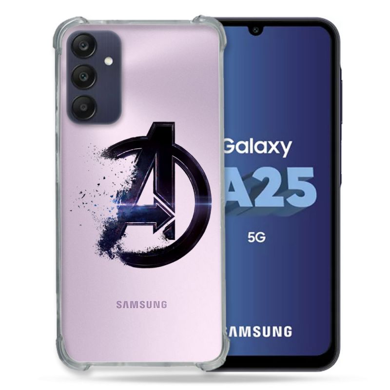 Coque Renforcée En Verre Trempé Transparent PourSamsung Galaxy A25 5G Avenger