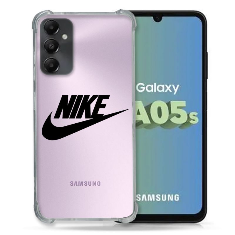 Coque Renforcée En Verre Trempé Transparent PourSamsung Galaxy A05S Nike