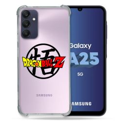 Coque Renforcée En Verre Trempé Transparent PourSamsung Galaxy A25 5G Dragon Ball Logo