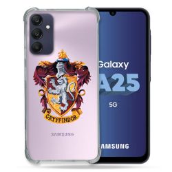 Coque Renforcée En Verre Trempé Transparent PourSamsung Galaxy A25 5G Harry Potter Griffindor