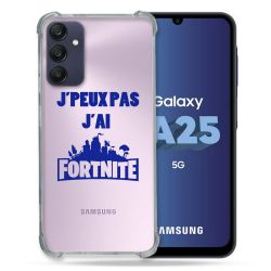 Coque Renforcée En Verre Trempé Transparent PourSamsung Galaxy A25 5G Jpeux pas jai Fortnite