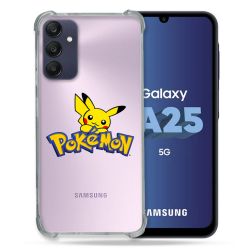 Coque Renforcée En Verre Trempé Transparent PourSamsung Galaxy A25 5G Pokemon