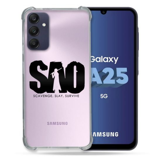 Coque Renforcée En Verre Trempé Transparent PourSamsung Galaxy A25 5G SAO