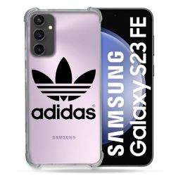 Coque Renforcée En Verre Trempé Transparent PourSamsung Galaxy S23 FE Adidas