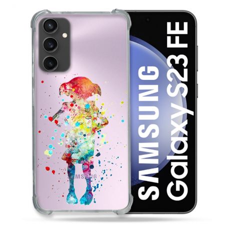 Coque Renforcée En Verre Trempé Transparent PourSamsung Galaxy S23 FE Dobby Colore