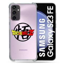 Coque Renforcée En Verre Trempé Transparent PourSamsung Galaxy S23 FE Dragon Ball Logo
