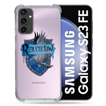 Coque Renforcée En Verre Trempé Transparent PourSamsung Galaxy S23 FE Harry Potter Ravenclaw