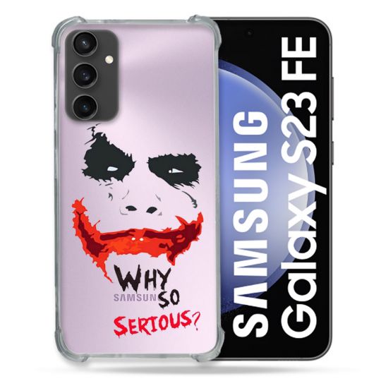 Coque Renforcée En Verre Trempé Transparent PourSamsung Galaxy S23 FE Joker