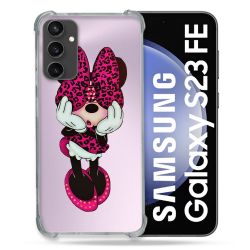 Coque Renforcée En Verre Trempé Transparent PourSamsung Galaxy S23 FE Minnie