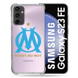 Coque Renforcée En Verre Trempé Transparent PourSamsung Galaxy S23 FE Olympique Marseille OM
