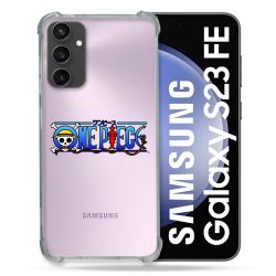 Coque Renforcée En Verre Trempé Transparent PourSamsung Galaxy S23 FE One Piece Logo