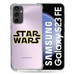 Coque Renforcée En Verre Trempé Transparent PourSamsung Galaxy S23 FE Star Wars