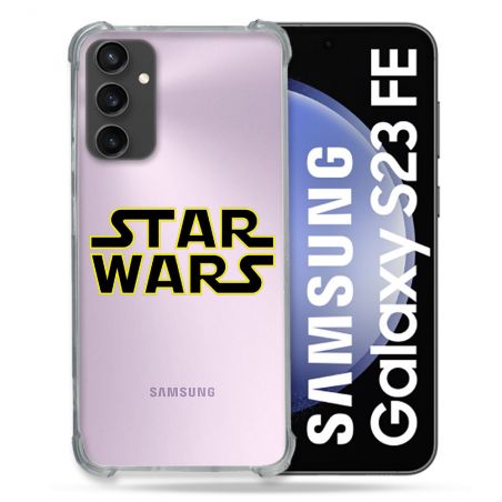 Coque Renforcée En Verre Trempé Transparent PourSamsung Galaxy S23 FE Star Wars
