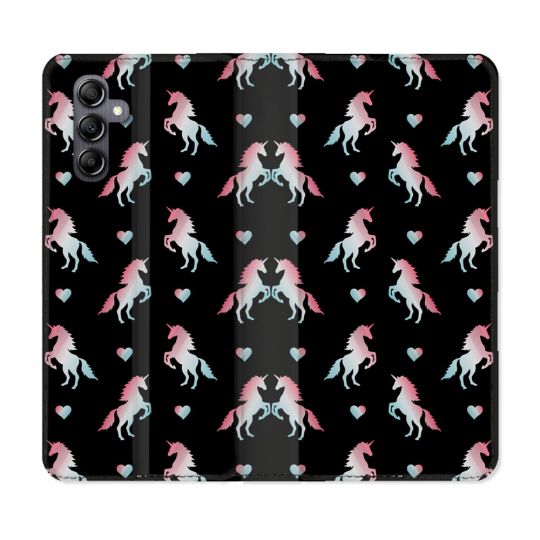 Housse Cuir Portefeuille Pour Samsung Galaxy A25 5G Fantastique Licorne Pattern