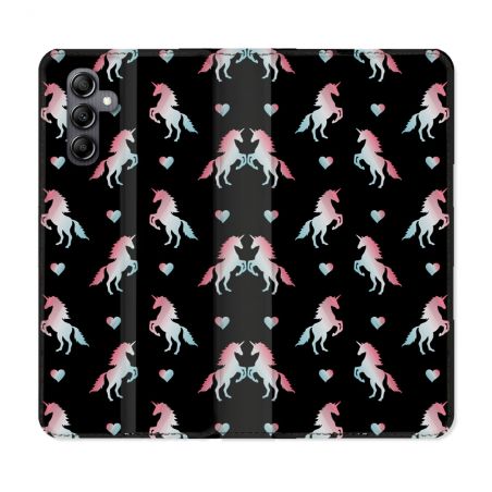 Housse Cuir Portefeuille Pour Samsung Galaxy A25 5G Fantastique Licorne Pattern