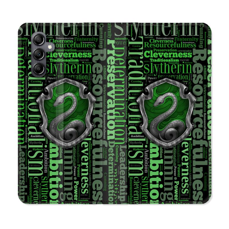 Housse Cuir Portefeuille Pour Samsung Galaxy A25 5G Harry Potter Serpentar