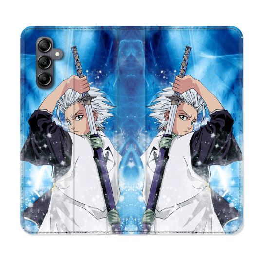 Housse Cuir Portefeuille Pour Samsung Galaxy A25 5G Manga Bleach Hitsugaya