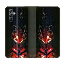 Housse Cuir Portefeuille Pour Samsung Galaxy A25 5G Manga Solo Leveling Igris