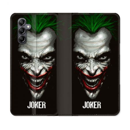 Housse Cuir Portefeuille Pour Samsung Galaxy A25 5G Joker Noir