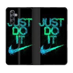 Housse Cuir Portefeuille Pour Samsung Galaxy A25 5G Nike Just Do It