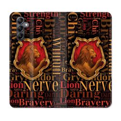 Housse Cuir Portefeuille Pour Samsung Galaxy A05S Harry Potter Griffondor