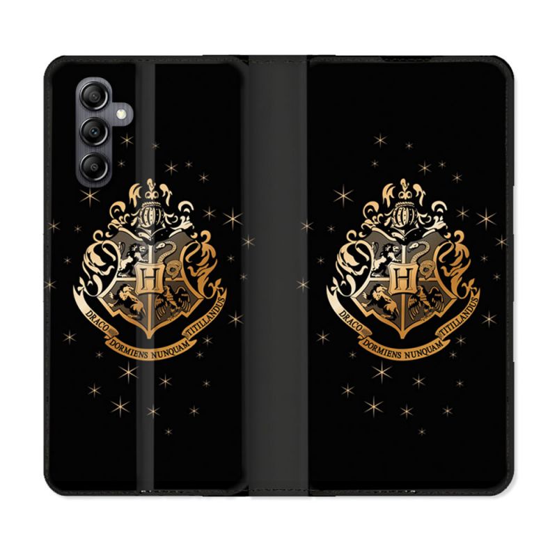 Housse Cuir Portefeuille Pour Samsung Galaxy A05S Harry Potter Poudlard