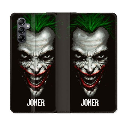 Housse Cuir Portefeuille Pour Samsung Galaxy A05S Joker Noir