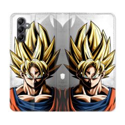 Housse Cuir Portefeuille Pour Samsung Galaxy A05S Manga Dragon Ball Sangoku Portrait