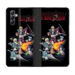 Housse Cuir Portefeuille Pour Samsung Galaxy A05S Manga Fairy Tail Logo Team