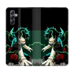 Housse Cuir Portefeuille Pour Samsung Galaxy A05S Manga My Hero Academia Deku