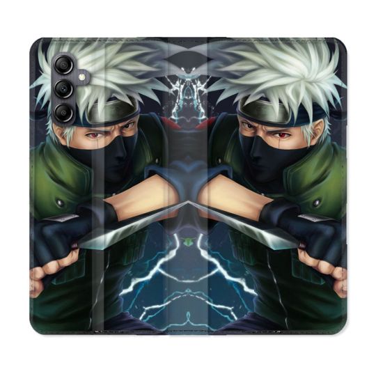 Housse Cuir Portefeuille Pour Samsung Galaxy A05S Manga Naruto Kakashi