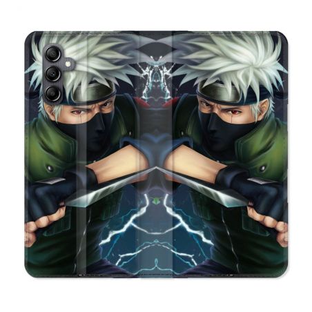 Housse Cuir Portefeuille Pour Samsung Galaxy A05S Manga Naruto Kakashi