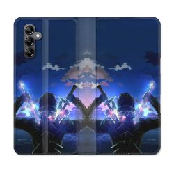 Housse Cuir Portefeuille Pour Samsung Galaxy A05S Manga SAO sword Art Online Epee