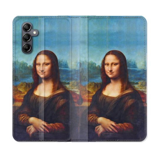 Housse Cuir Portefeuille Pour Samsung Galaxy A05S Peinture Joconde