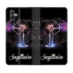 Housse Cuir Portefeuille Pour Samsung Galaxy A05S Signe Zodiaque 2 Sagittaire