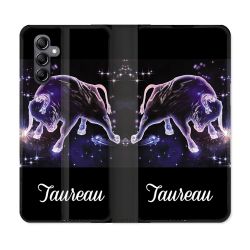 Housse Cuir Portefeuille Pour Samsung Galaxy A05S Signe Zodiaque 2 Taureau