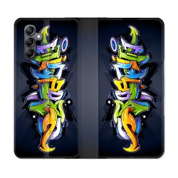 Housse Cuir Portefeuille Pour Samsung Galaxy A05S Street Art Graffiti