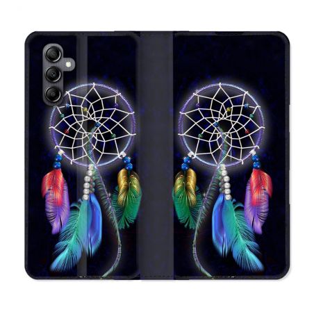 Housse Cuir Portefeuille Pour Samsung Galaxy A05S Zen Attrape Reve Multicolore