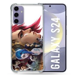 Coque Renforcée En Verre Trempé Pour Samsung Galaxy S24 Arcane Jynx Sœur