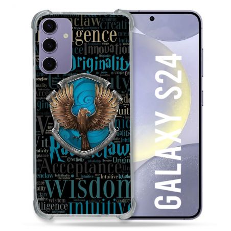 Coque Renforcée En Verre Trempé Pour Samsung Galaxy S24 Harry Potter Serdaigle